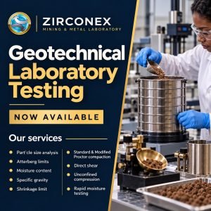 Commencement of Geotechnical Laboratory Testing Services